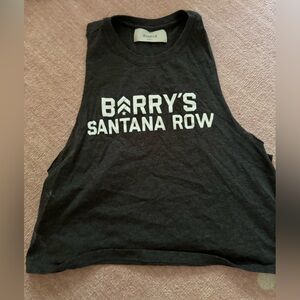 Barry’s Bootcamp cropped muscle tee